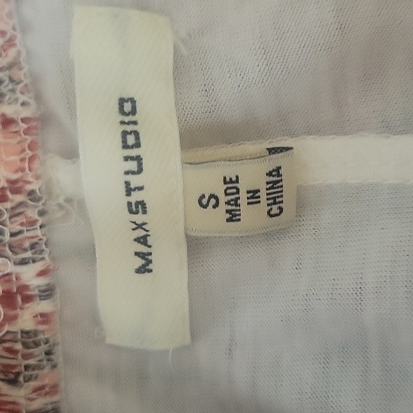 MAX STUDIO Womans Floral Sheer, Lined, Elasticized Waistline, Skirt, Size: S - Picture 5 of 7